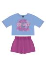 Conjunto Blusa e Short Menina Bee Loop