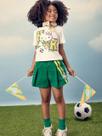 Conjunto Blusa e Shorts Hello Kitty Copa Brasil Momi
