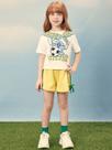 Conjunto Blusa e Shorts Stitch Strass Copa Brasil Momi