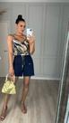 Conjunto blusa e shorts yizel