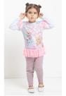 Conjunto Blusa Estampada Menina + Calça Térmica Lessa B8985 Conjunto Blusa Estampada Menina + Calça Térmica Lessa B8985