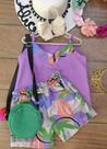 Conjunto blusa lilas