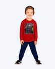 Conjunto Blusa Manga Longa e Calça Moletom Infantil Masculino Kyly P1001595