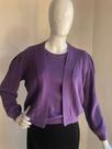 Conjunto Blusa manga princesa e casaco malha inglesa