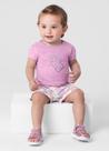 Conjunto Blusa Meia Malha Shorts Meia Malha Waffle 26077009 - G - Lilás
