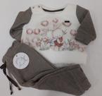 Conjunto Blusa Pelo + Calça Bebê Menina Inverno D'Tuia 2412 Conjunto Blusa Pelo + Calça Bebê Menina Inverno D'Tuia 2412