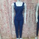 Conjunto blusa regata e calça no tecido two way