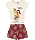 Conjunto(blusa+short)infantil feminino/menina summer