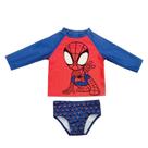 Conjunto blusa uv + sunga spider 3 anos basic +
