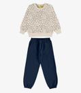 Conjunto Blusão Com Calça Menina Rovi Kids Bege