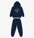 Conjunto Blusão com Calça Moletom Rovi Kids Azul