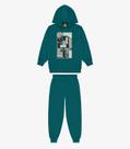 Conjunto Blusão Com Capuz E Calça Rovi Kids Verde