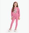 Conjunto Blusão Com Legging Menina Rovi Kids Rosa