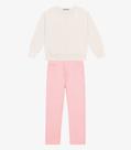 Conjunto Blusão Com Legging Menina Trick Nick Bege