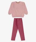 Conjunto Blusão com Legging Rovi Kids Rosa