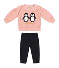 Conjunto Blusão Com Legging Trick Nick Rosa - Trick Nick Baby