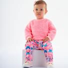 Conjunto Blusão e Calça Legging Infantil Menina Rosa Up Baby Conjunto Blusão e Calça Legging Infantil Menina Rosa Up Baby