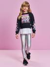 Conjunto Blusão e Legging Prata Cinti