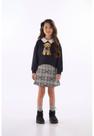 Conjunto Blusão Golden Saia Xadrez Quimby