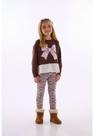 Conjunto Blusão Laço Legging Xadrez Quimby
