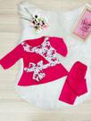 Conjunto Blusinha Manga Longa + Calça Catarina