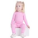 Conjunto Body bebe termico básico calça peluciada inverno