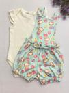 Conjunto body c/ jardineira happy p-gg mc 31051 iaze