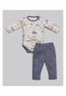 Conjunto Body Calça Bebe Menino Fazendinha Anjos Baby Conjunto Body Calça Bebe Menino Fazendinha Anjos Baby