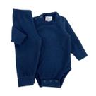 Conjunto Body + calça soft Embossed Baby - M