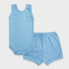 Conjunto Body Cavado Bebê em Malha Lisa - Baby Duck