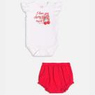 Conjunto Body com Estampa de Cereja e Short - Momi