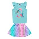 Conjunto Body com Saia Kiko e Kika Verde 1