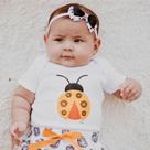 Conjunto body com shorts - Coleção Joaninha NIDO