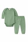 Conjunto Body e Calça Ribana Verde Caramell Kids Conjunto Body e Calça Ribana Verde Caramell Kids