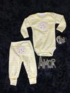 CONJUNTO BODY E MIJÃO Flaphy Bichinhos divertidos Amarelo