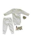 Conjunto Body e Mijão Flaphy Divertidos Cinza