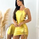 Conjunto body e saia