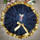 Conjunto Body e Saia de Tule Infantil Juvenil Fantasia Carnaval Halloween Boneca LoL