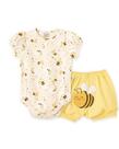 Conjunto body e shorts pingo lelê