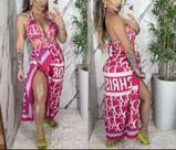 Conjunto Body/maiô + Páreo Saída De Praia Verão