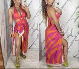 Conjunto Body/maiô + Páreo Saída De Praia Verão