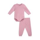 Conjunto Body Melange Rosa para Bebê - Dedeka Tamanho:P
