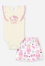 Conjunto Body Menina Estampado Cinti