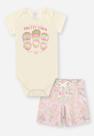 Conjunto Body Menina Estampado Cinti