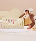 Conjunto body ml em suedine e salopete em plush embossing p