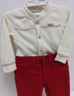 Conjunto Body Piquet Bebê Menino Calça Sarja Paraiso 14668 Conjunto Body Piquet Bebê Menino Calça Sarja Paraiso 14668