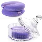 Conjunto Body Powder Puff & Container YINGMAN Extra Large