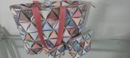 Conjunto bolsa carteira triangular