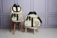 Conjunto bolsas 2 peças bordada BS
