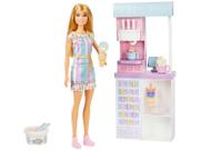 Conjunto - Boneca Barbie - Sorveteria Divertida MATTEL